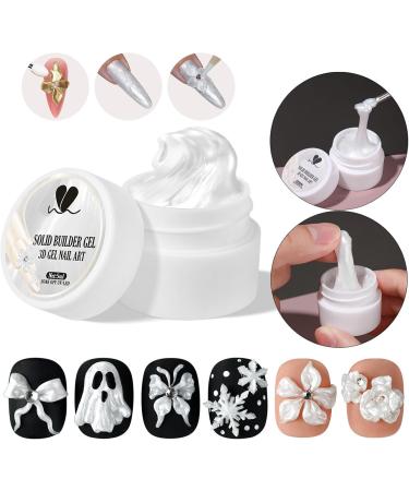 3D Modelling Gel for Nails - Solid Nail Gel for Sculpture 5ml Builder Non Sticky for Extension Modeling Sculpture Beginner Professional Women Girls - Buy Online on GoSupps.com