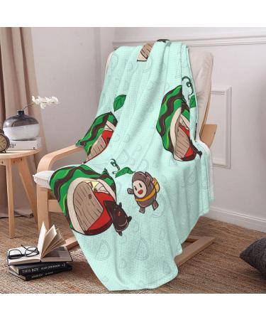 YYHHAOFA Sunflower Seeds Watermelon Seeds Prints Flannel Blanket 66x90 in Normal : Skin-Friendly Warm and Comfortable Easy Care and Durable Black normal - Buy Online on GoSupps.com