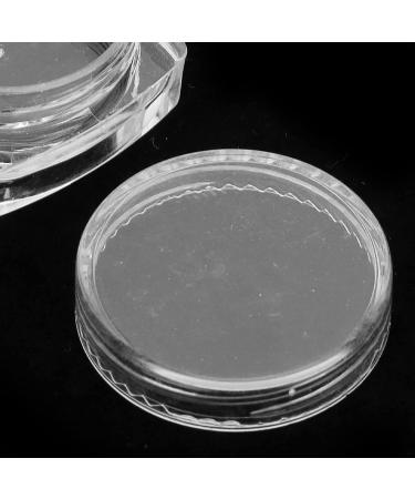 Entatial Nail Powder Container - Clear Glass Nail Art Storage for DIY Cosmetics - Buy Online on GoSupps.com