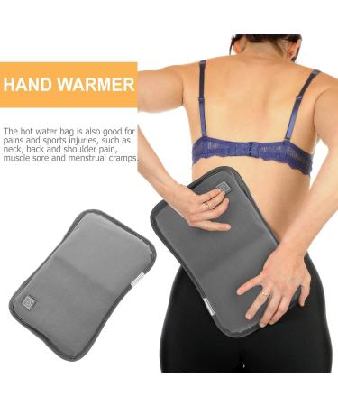Milist Gray USB Hot Water Sack | Plush Hand & Foot Warmer | Fluffy Charging Warm Bag for Home & Office - Buy Online on GoSupps.com