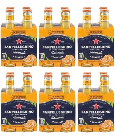 San Pellegrino Aranciata Pack of 48 soft drinks with orange + disposable glass bottle Tonica Rovere 20 cl - Buy Online on GoSupps.com