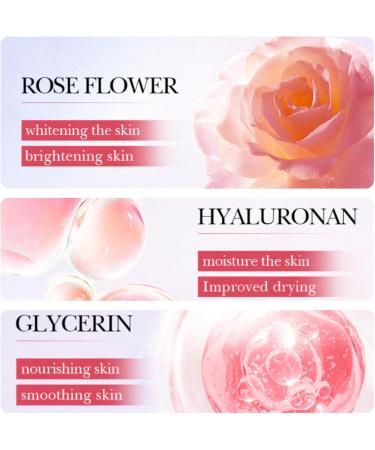 Rose Body Butter for Women - Body Butter for Dry Skin - Natural Moisturiser - Rose Body Moisturiser for Hydrating Nourishing Firming - Skin Care Rose Butter Moisturiser - Softens and Smooths Skin - Buy Online on GoSupps.com