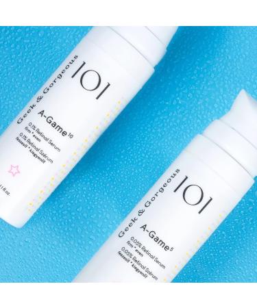 Geek & Gorgeous A-Game 10-0.1% Retinal Serum | Anti-Aging Skincare for Combination & Oily Skin - Buy Online on GoSupps.com