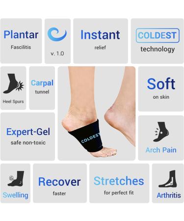 COLDEST Plantar Fasciitis Ice Pack - Relief for Arch Pain, Heel Spurs, & Sore Feet - Buy Online on GoSupps.com