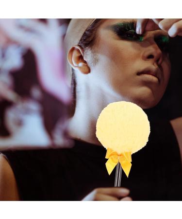 Ipetboom Lollipop Shape Multi-function Cosmetic Makeup Powder Puff with Handle and Bow for Face Infants and Adults. - Buy Online on GoSupps.com