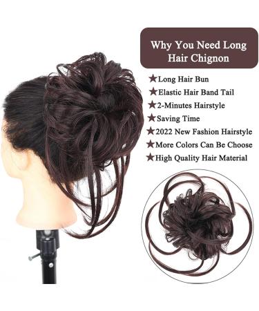 Hair Scrunchies Hair Bun Synthetic Hair Bun with Elastic Comb Messy Bun Curls Hair Bun Women Wig Hair Extensions Hair Accessories Women Hair Bun (Color : SW205-10) - Buy Online on GoSupps.com