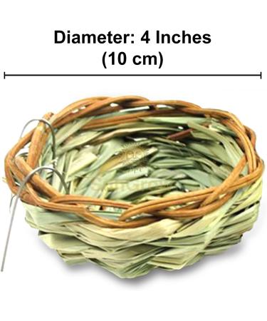 SunGrow Birds Nest for Finch, Canary, Pigeon, Parakeet - Encourages Courtship, Breeding, Nesting - Buy Online on GoSupps.com