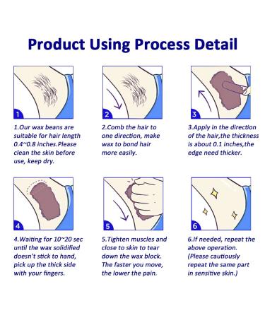 Professional Wax Warmer Kit for Hair Removal | Includes Heating Device 10 Spatulas & 6 Hot Wax Bean Packs - 1.3 lbs - Buy Online on GoSupps.com