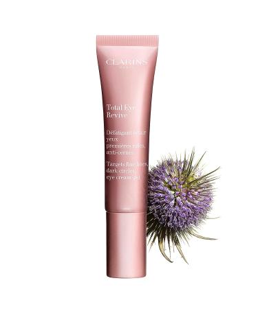 Clarins Total Eye Revive 0.5 oz | Anti-Aging Cream-Gel Treatment | Targets Dark Circles, Puffiness & Fatigue | Smoothes Fine Lines | Brightening Formula with Cooling Metal Applicator - Buy Online on GoSupps.com