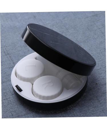 Buy Healeved 2 STK Contact Lens Container - Stylish Marble Mirror Case for Invisible Colored Lenses | International Shipping Available - Buy Online on GoSupps.com