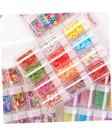 Beatifufu 12 Boxes Nail Art Accessories Fruit Slices Nail Art Decorations Nail Art Slices Lip Gloss Charms Polymer Clay Slices Nail Decorations - Buy Online on GoSupps.com