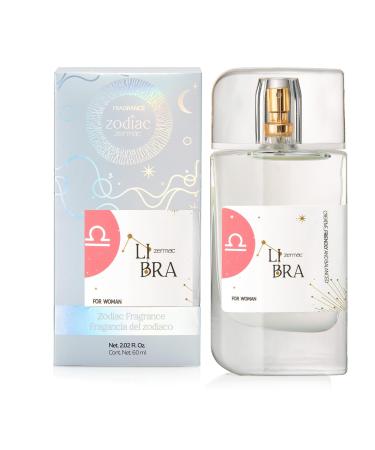 Zermat Libra Zodiac perfumes for women Sensuous Floral - Flora Scent Perfume para mujer 2 Fl. Oz Long-lasting Fragrance Delicately Balanced Aroma.