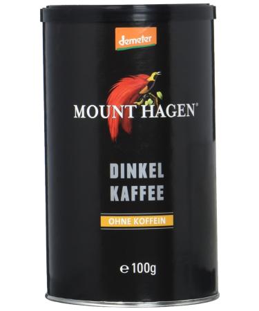 Mount Hagen Spelt Coffee (100% Spelt) Demeter pack of 4 (4 x 100 g) 4 100 g (pack of 4) - Buy Online on GoSupps.com