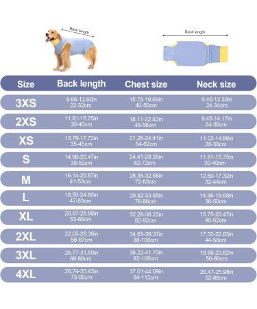 Buy Avont Dog Body Suit - Postoperative Recovery Clothing for Neutered Males & Bitches - XL Blue Wound Protection - Buy Online on GoSupps.com