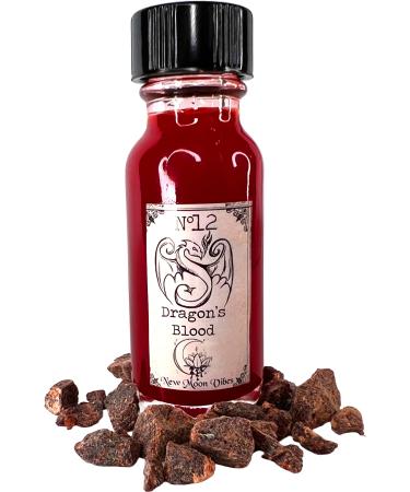 Dragon's Blood Conjure Intention Oil .5 oz Bottle Hoodoo Wicca Affirmation Spell Increase Potency, Protection, Love, Healing, Banishing, Empowerment