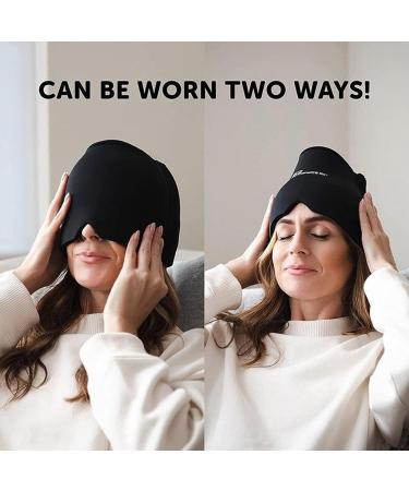 Migraine s Relief - Cold Gel Head Ice Pack Headache Hat Headache Relief Hat Migraine Cold Compress for Eyes Tension Sinus & Stress Relief Gifts Work from Home Essential Wobblo - Buy Online on GoSupps.com
