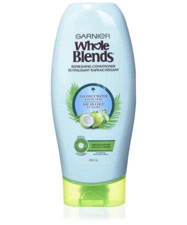 Garnier Whole Blends Refreshing Conditioner With Coconut Water & Aloe Vera Extracts 650 Milliliters Aloe Vera Coconut 650 ml (Pack of 1)