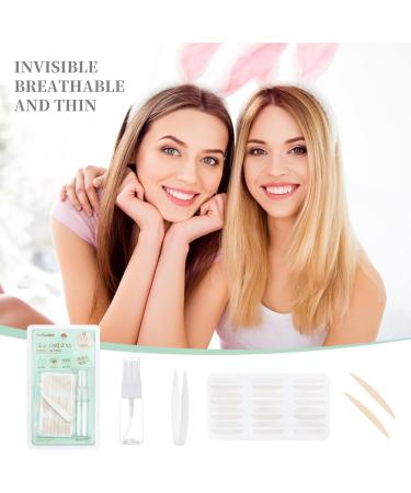 Invisible Eyelid Lift Strips - 240pcs Natural Fiber Eye Tapes for Hooded Droopy Uneven Mono-eyelids - Buy Online on GoSupps.com