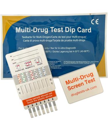 7-Panel Urine Drug Testing Kit for Home or Work with Detailed Instructions - Buy Online on GoSupps.com