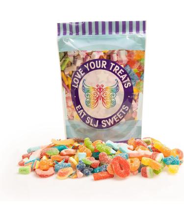 Large 1kg Retro Pouch of Classic Sour & Fizzy Sweet Assortment Pick n Mix Sweets Gift Bag - Large Pouch of Sour Fizzy Chewy Gummy Candy Jelly Treats Selection - Buy Online on GoSupps.com