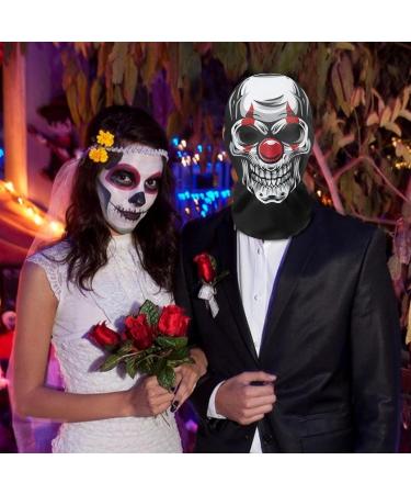 Scary Ghost Masque Horror Funny Mesh Full Headdress Funny Horror Masque Toys | Scary And Funny Elastic Face For Masquerade And Halloween - Buy Online on GoSupps.com