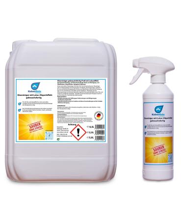 Kaiserrein glass cleaner with lotus (aberl) effect in terms of use 0.5l empty bottle + 5 l refill canister cleaner for all glass and surfaces
