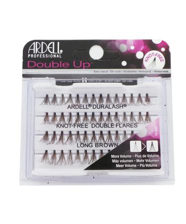 Ardell Double Up Individuals Knot Free Lashes  Long Brown
