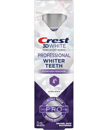Crest 3D White Toothpaste Professional Ultra White 75 mL - Buy Online on GoSupps.com