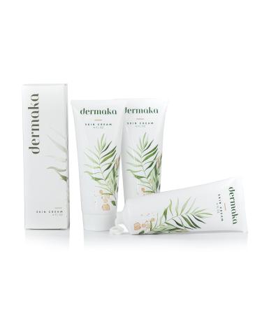 Dermaka All Natural Skin Cream for Uneven Skin Tones - Plant-Based with Vitamin A and Arnica Montana  Moisturizing Lotion Minimizes bruising  redness  discoloration. Improves and repairs thin bruised skin on arms & legs....