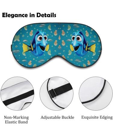 Shop Dory Faces Print Outdoor Light-Blocking Eye Mask | Multi-Functional Polyester Eye Mask for Air Travel | International Shipping Available - Buy Online on GoSupps.com