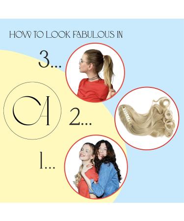 CAISHA 60cm Dark Brown Ponytail Hair Extension | Voluminous Wavy Braid | Perfect for Stylish Looks - Buy Online on GoSupps.com