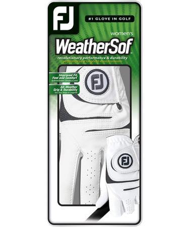 Title: FootJoy Women's WeatherSof Golf Glove - White, Medium Left Hand - Buy Online on GoSupps.com