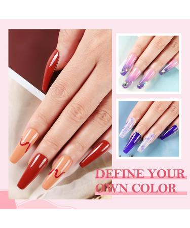 Gel Nail Polish Kit with U V Light Starter Kit 15pc Gel Polish 3pc Poly Nail Gel Kit with Drill Matte Glossy Top Coat Nail Art Sticker Poly Extension Gel Kit Complete Gel Manicure Kit Gift for Women - Buy Online on GoSupps.com