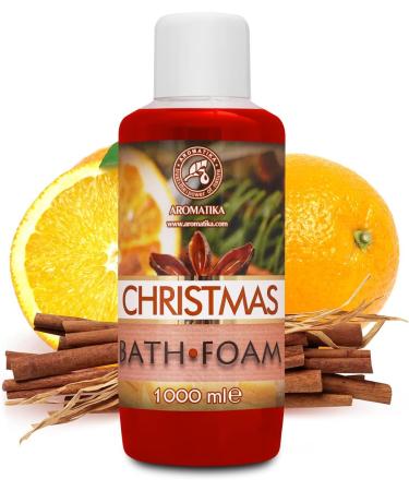 Bath Foam Christmas 34 Fl Oz - Relaxing Aromatherapy for Good Sleep & Spa Experience | Body Care & Wellness - Buy Online on GoSupps.com