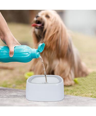 Yzzaoo Anti-Schwapp Dog Water Bowl - 1L No Drooling Perfect for Travel & Home Use - Buy Online on GoSupps.com