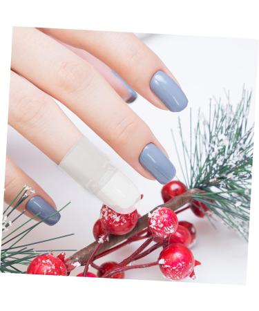 minkissy 20pcs Nail Case Blue Headband Bow Hat Protector Nail Polish Tip Reusable Soak off Caps Nail Soak off Hide Money Nail Monomer Dish Finger Nail Protector Tip Manicure Plastic Cover 4x2cm As Shown - Buy Online on GoSupps.com