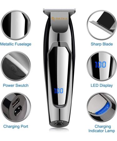 Professional Hair Trimmer Zero Cut RM-226 | Cordless Finishing Tool for Stylists & Barbers - International Shipping Available - Buy Online on GoSupps.com
