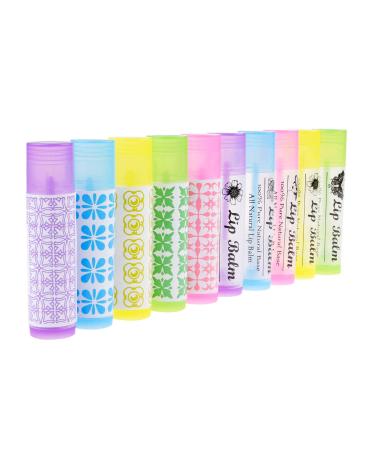 25-Pack Empty Lip Balm Tubes - 5 Colors - DIY Chapstick Containers with Stickers - 5.5 ml - Buy Online on GoSupps.com