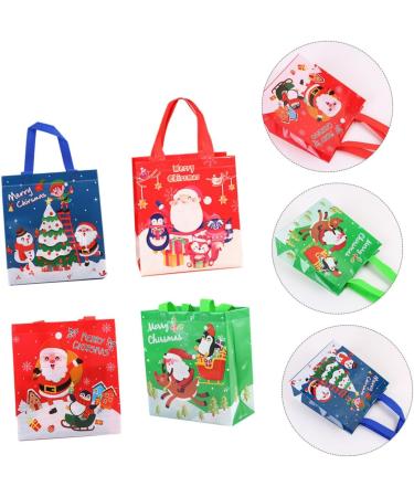 CAXUSD 12pcs Christmas Bag Candy Bags Santa Bags Xmas Candy Bag Non-woven Bags Three-dimensional - Buy Online on GoSupps.com