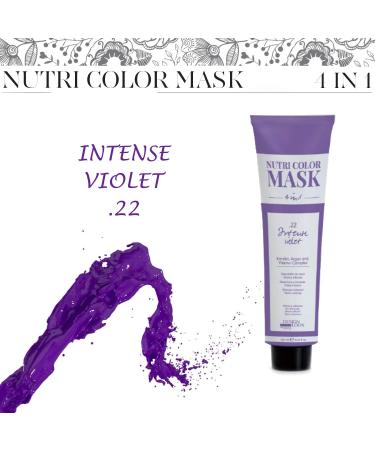 DESIGN LOOK NUTRI Color Mask 4-in-1 Intense Violet 120 ml unique standard