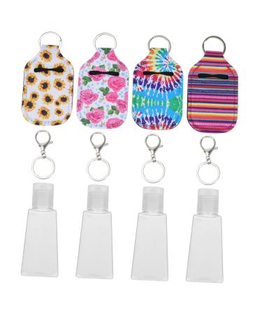 FOMIYES 1 Set Bottle Cover Key Fob Lotion Bottle Holders Bottle Holder and Keychain Lotion Bottle Covers Empty Lotion Bottle Neoprene Handwashing Fluid