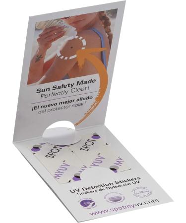SPOTMYUV UV Detection Stickers for Sunscreen with Dermatrue Skin Mimicking Technology - 48 Count 48 count (Pack of 1) - Buy Online on GoSupps.com