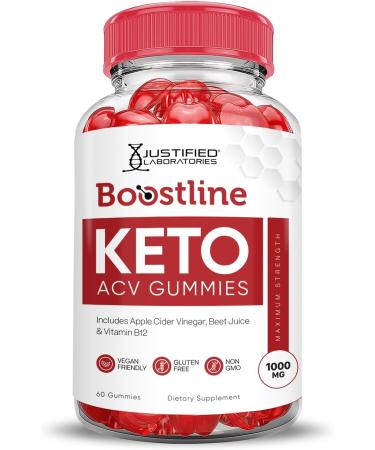 Boostline Keto ACV Gummies 1000MG | 2 Pack Vegan Non-GMO Apple Cider Vinegar with Pomegranate & Beet Juice | 120 Gummies for Weight Loss - Buy Online on GoSupps.com