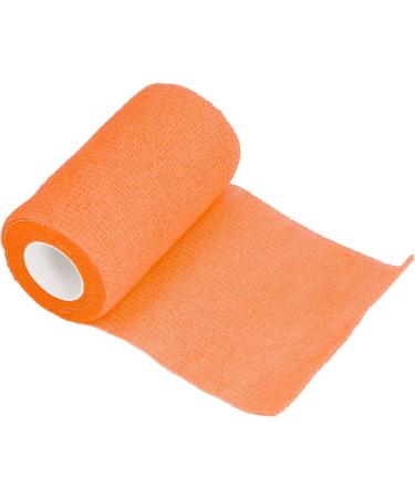 12Pcs Natural Latex Elastic Self Adhesive Bandage Wrap for Cows Dogs Horses - 10cm (Orange) - Buy Online on GoSupps.com