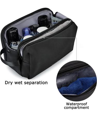 Toiletry Bag for Men BAGSMART Travel Toiletry Organizer Dopp Kit Water-Resistant Shaving Bag for Toiletries Accessories Large Black 1-black -Large - Buy Online on GoSupps.com