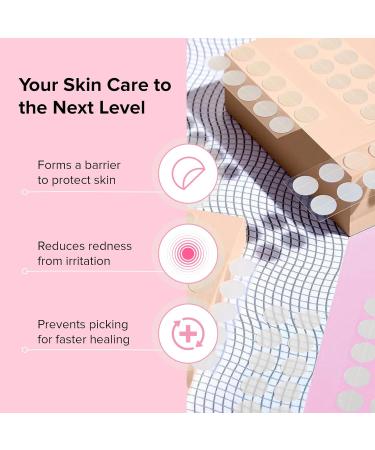Buy The Pink Method Pure Hydrocolloid Acne Patches | Salicylic Acid Tea Tree & Centella | 72 Count Blemish Stickers in 3 Sizes | Fast International Shipping - Buy Online on GoSupps.com