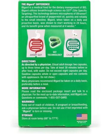 IBgard for Irritable Bowel Syndrome | 2 Value Pack (48 Capsules Each) | Fast International Shipping - Buy Online on GoSupps.com
