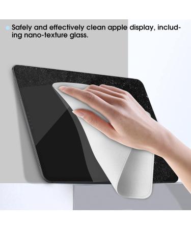 Arae Microfiber Polishing Cloth 2 Pack for Apple Displays, MacBook, iMac, iPhone - Nonabrasive & Soft Material - Buy Online on GoSupps.com