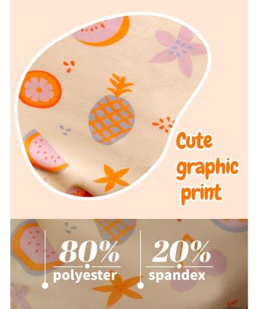 Wevswe Baby Swimming Pants for Girls | UPF 50+ Washable Diaper for Toddlers | Absorption Agent | 18-24 Months | Orange Fruits - Buy Online on GoSupps.com