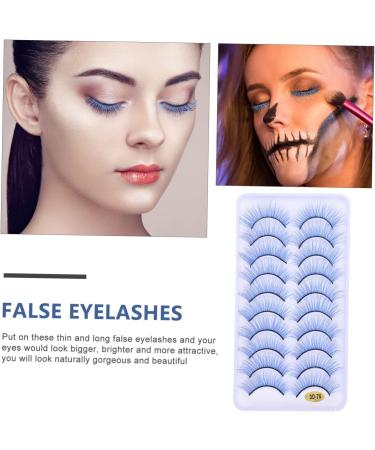 minkissy 10 Pairs Fake Eyelashes Halloween False Eyelashes Lashes Strip False Lash Extensions Halloween False Makeup Lashes Dollsthetic Lashes Faux Lashes Extend Fiber Cosmetic - Buy Online on GoSupps.com